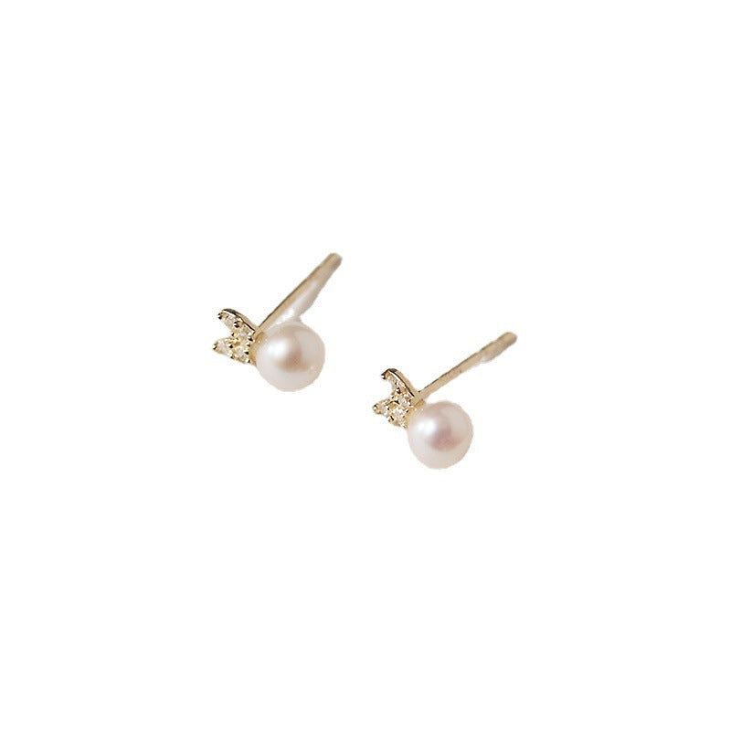 Bunny Pearl Stud Earrings