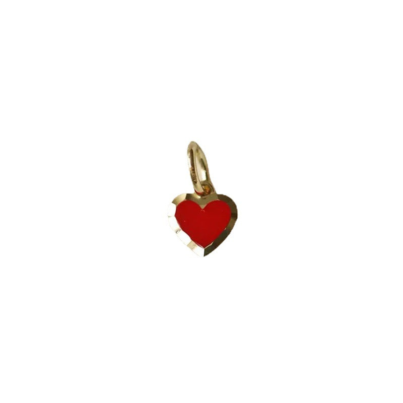 Precious Red Heart Charm Pendant