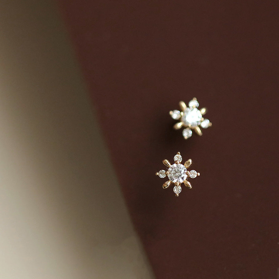 Horizon Sun Stud Earrings