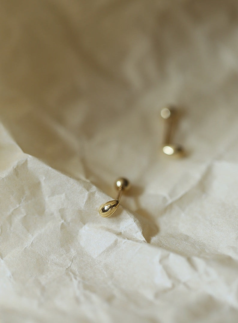 Water Bead Stud Earrings