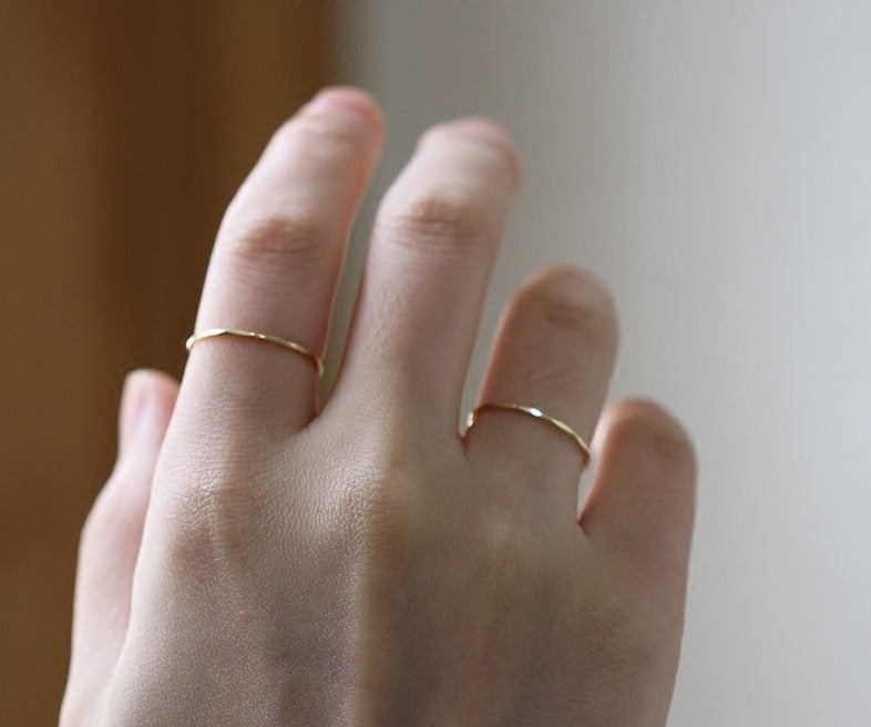 Classic Cut Stackable Ring