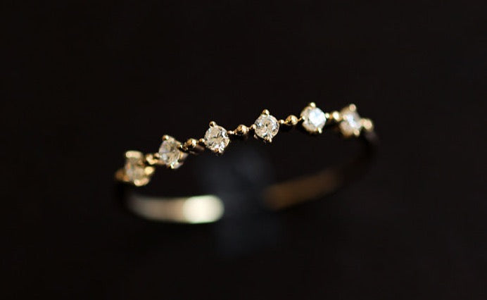 Bling Row Stackable Ring